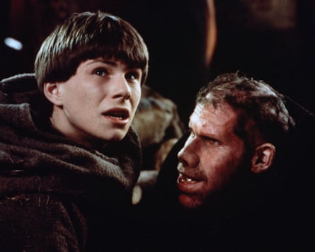 Christian Slater and Ron Perlman in The Name of the Rose.