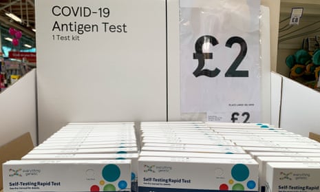 Covid tests for sale in Tesco