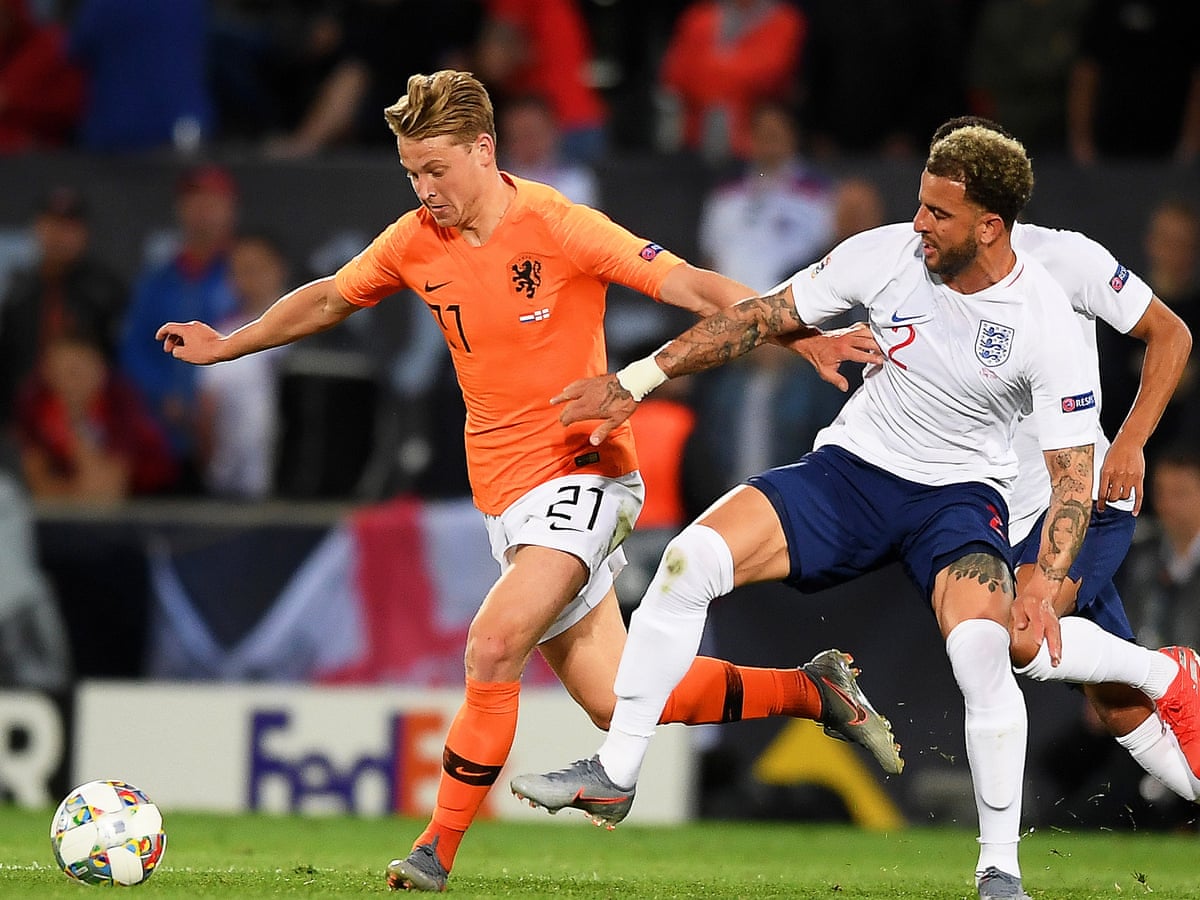 Frenkie De Jong Writes Netherlands Script While Stones Fluffs His Lines Nations League The Guardian