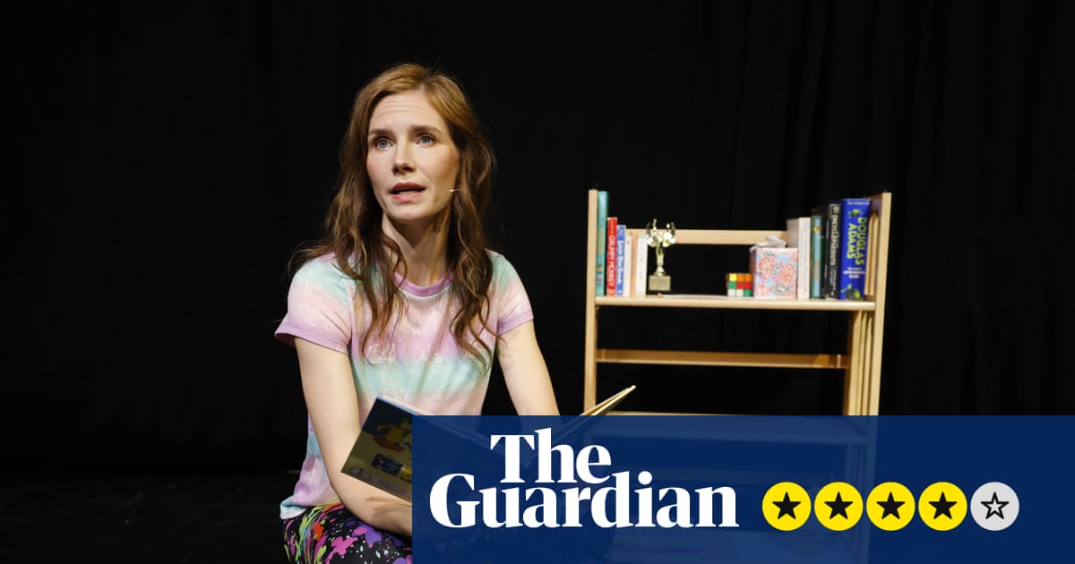 Amanda Knox in Cartwheel review – rookie standup acquitted of murder tells her story