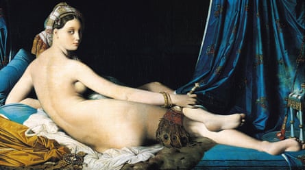 La Grande Odalisque by Ingres (1814). Degas owned a study Ingres made for this work.