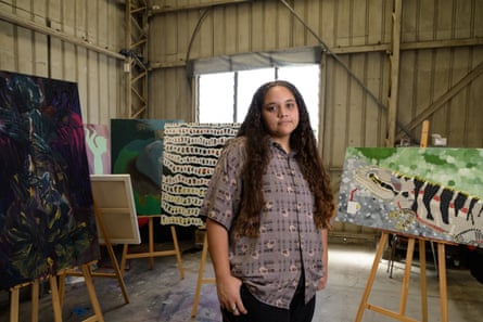 Kamilaroi artist Elysia Love-Anderson.