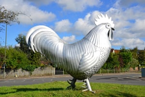 Dorking, Surrey. The Dorking Cockerel on the A24 roundabout