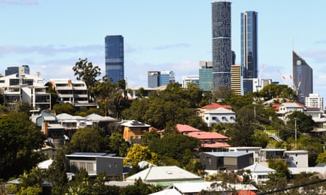 Houses in the inner-city suburb of Paddington in Brisbane