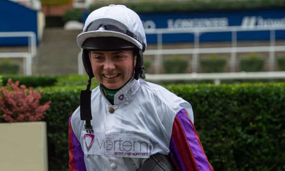 Bryony Frost at Ascot on 20 November 2021.
