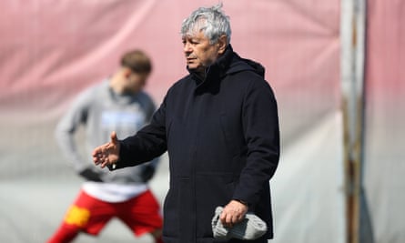 Mircea Lucescu was at the Dynamo Under-19s game at the weekend.