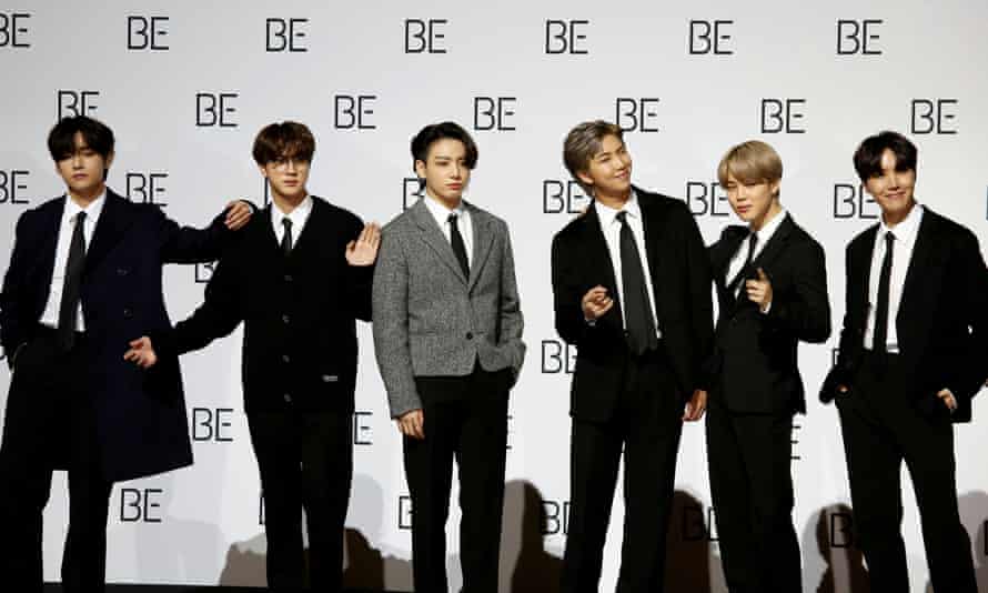 Bts Become First K Pop Act To Receive A Grammy Nomination Bts The Guardian