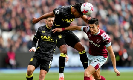 The in-form Ollie Watkins gives Aston Villa an early lead.