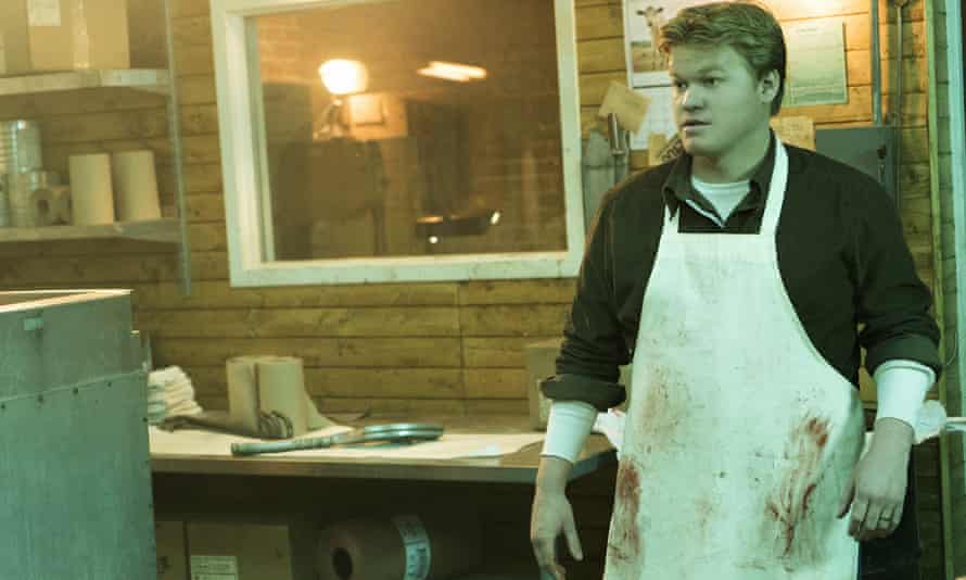 Plemons as butcher Ed Blumquist, in Fargo – he was nominated for an Emmy in 2016.