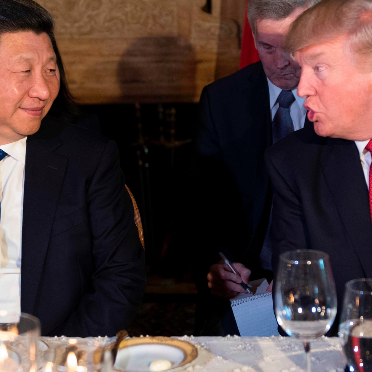 Trump Told Xi Of Syria Strikes Over Beautiful Piece Of Chocolate Cake Donald Trump The Guardian Trump Told Xi Of Syria Strikes Over Beautiful Piece Of Chocolate Cake Donald Trump The Guardian