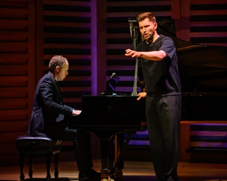 Pianist Joseph Middleton and baritone James Newby in Recital for a World Gone to Sh*t at Kings Place, London.