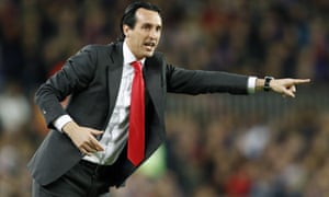 Unai Emery won three straight Europa League titles with Sevilla.