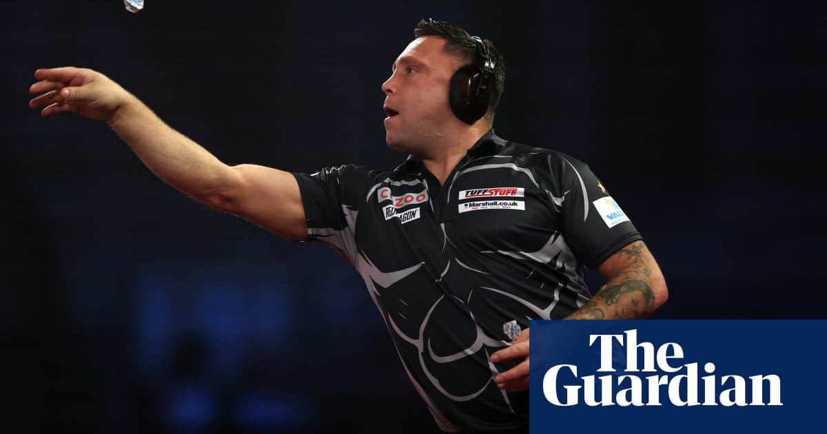 PDC world darts: Gerwyn Price exits in ear defenders and may not return