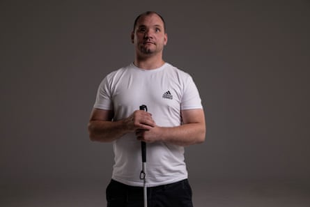 Artur Martosich is a war veteran who lost his sight as a result of his injuries.