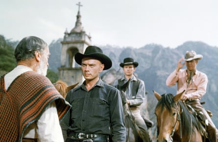 Yul Brynner, Horst Buchholz and Steve McQueen in The Magnificent Seven.