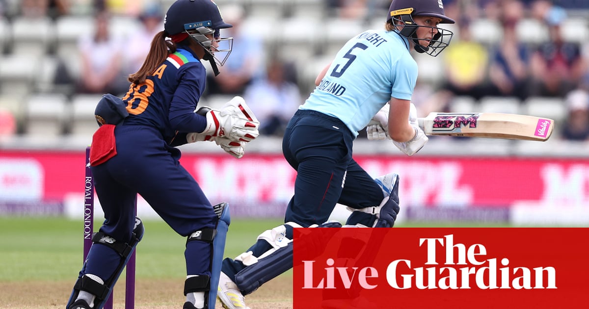 England v India: third women’s ODI – live!