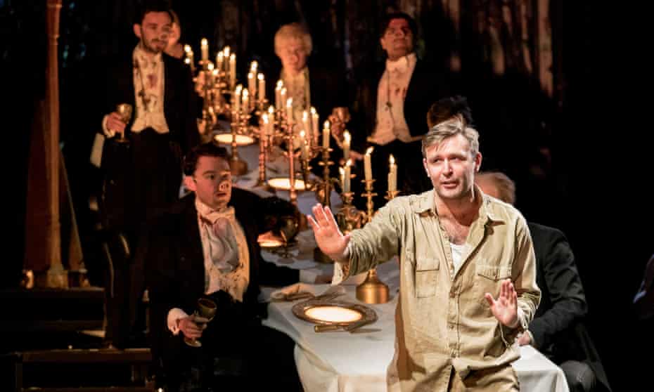 Peter Gynt Review David Hare Brings Modern Madness To Ibsen S Epic National Theatre The Guardian
