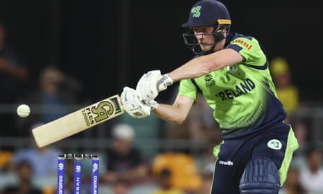 Lorcan Tucker’s thrilling knock is still alive after a drop from Pat Cummins.