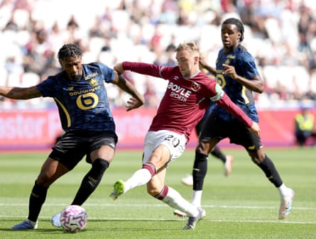 Jarrod Bowen successful pre-season action for West Ham.