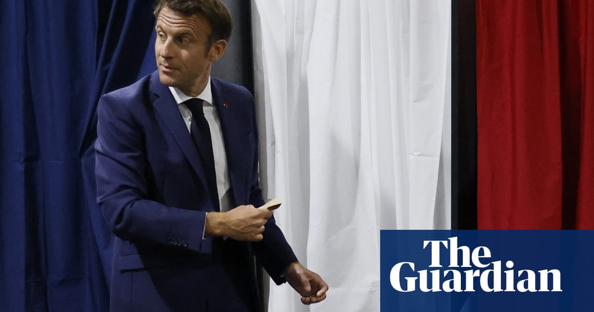 Emmanuel Macron’s coalition level with new leftwing group in French elections