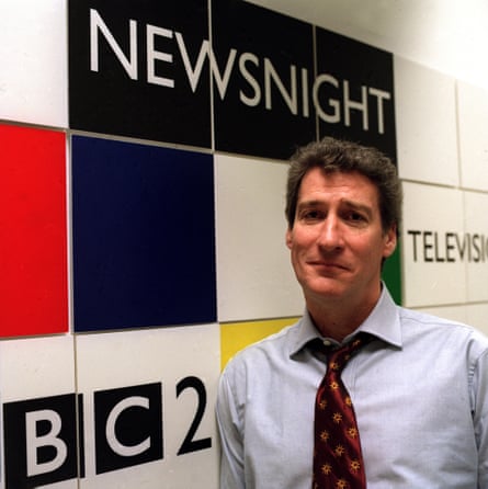 Jeremy Paxman di studio Newsnight