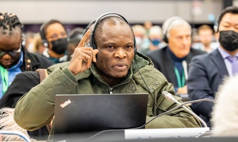 A DRC representative voices objections to the agreement before it was passed at Cop15