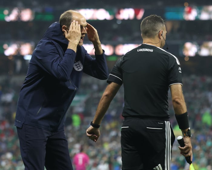 Tuchel claims World Cup refereeing ‘not good enough’ but says England have belief to go all the way
