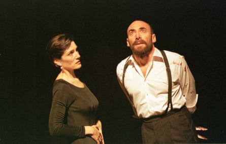 Antony Sher as Macbeth and Harriet Walter as Lady Macbeth in the Royal Shakespeare Company’s 1999 production