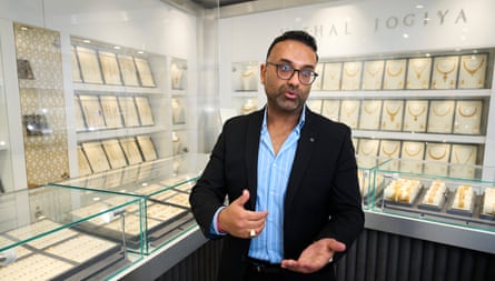 Vishal Jogiya at his store on Leicester’s Golden Mile.
