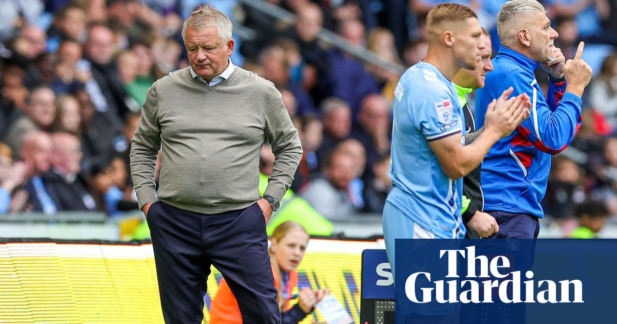 Chris Wilder sacked as Middlesbrough manager after less than a year in role - The Guardian