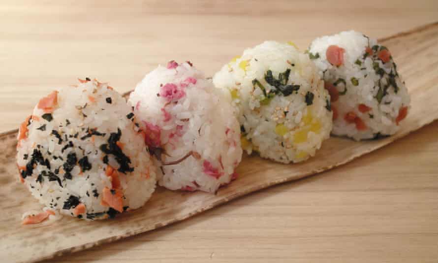 Rice and simple ... onigiri.
