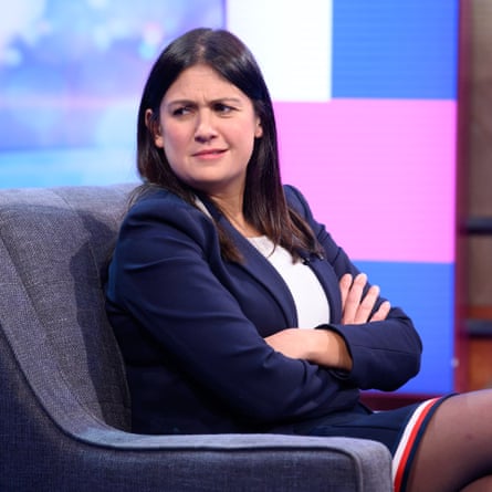 Lisa Nandy arms folded looking perplexed.