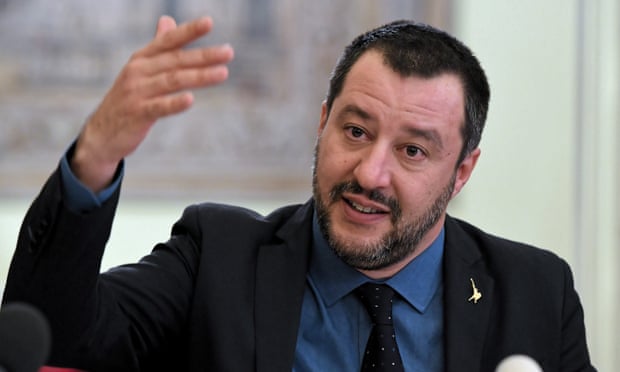 Matteo Salvini, deputy premier and leader of the rightwing League party.