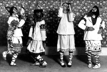 The Ballets Russes in The Rite of Spring.