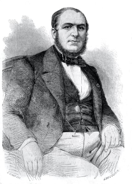 Baron Georges-Eugène Haussmann (1809-1891), French civil servant and urban planner.