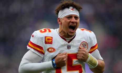 Patrick Mahomes shrugs off 'beer gut' barbs in quest for third Super Bowl | Super Bowl LVIII | The Guardian