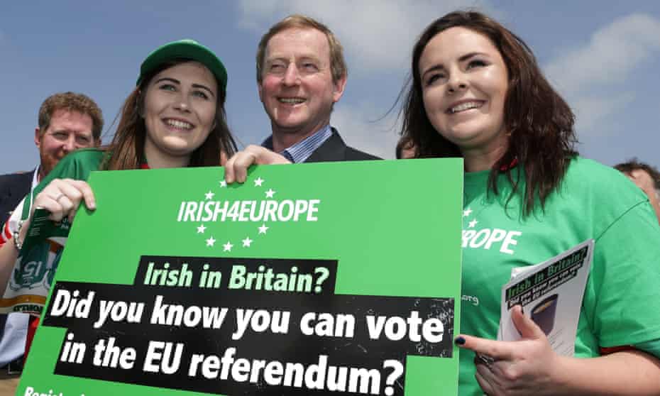 Enda Kenny at a pro-Europe event in London