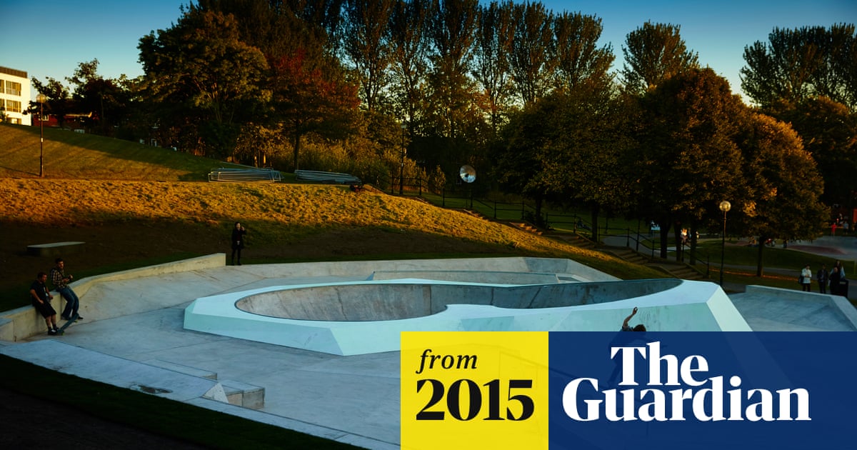 Let's glow: skaters descend on Liverpool's glow-in-the-dark skatepark