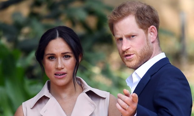Victims of an abusive relationship … Meghan and Harry.