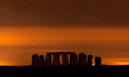 Stonehenge during the 2013 Perseid meteor shower