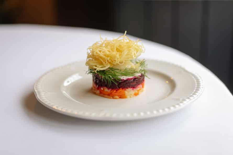 Renaissant’s scallop à la russe,.