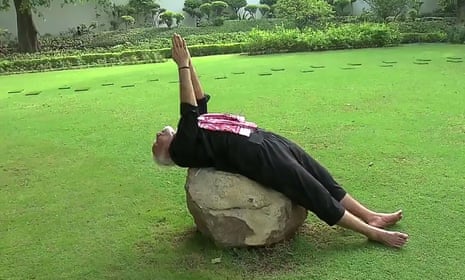 Stretch, bend and flex: Indian PM releases fitness video
