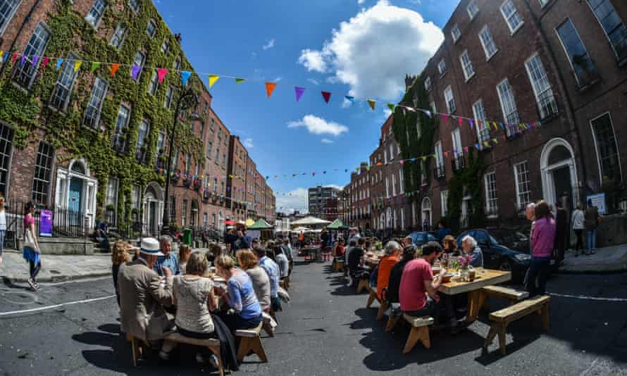 Bloomsday street party, Dublin this June.