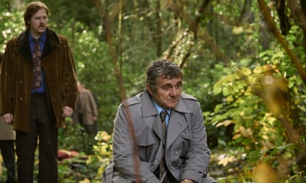 Scott Arthur and Steve Nicolson in Steeltown Murders.