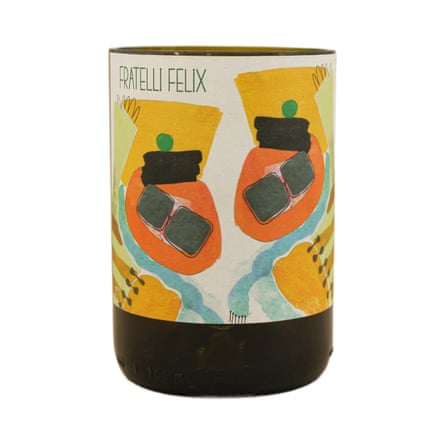 Vigneti Tardis Fratelli Felix Patchouli & Lavender Wine Bottle Scented Candle