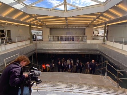 A look inside Incat’s Hull 096, which can carry up to 2,100 passengers.