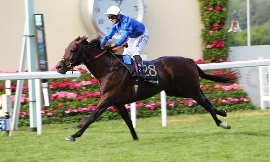 Real World and Marco Ghiani win the Royal Hunt Cup at Royal Ascot in June 2021.