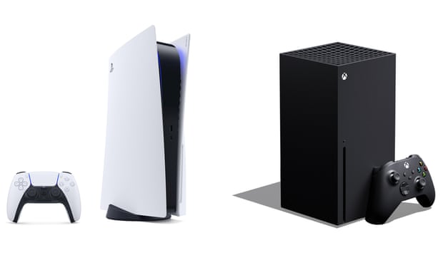 Xbox Series X and PlayStation 5 games consoles.