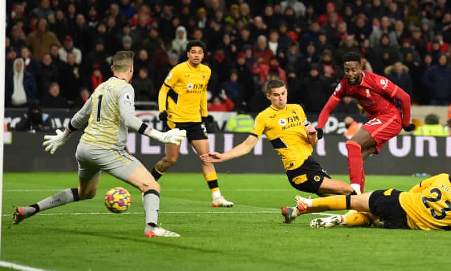 Divock Origi fires in Liverpool’s winner.