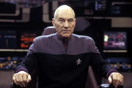 Patrick Stewart as Jean-Luc Picard in 2002’s Star Trek: Nemesis